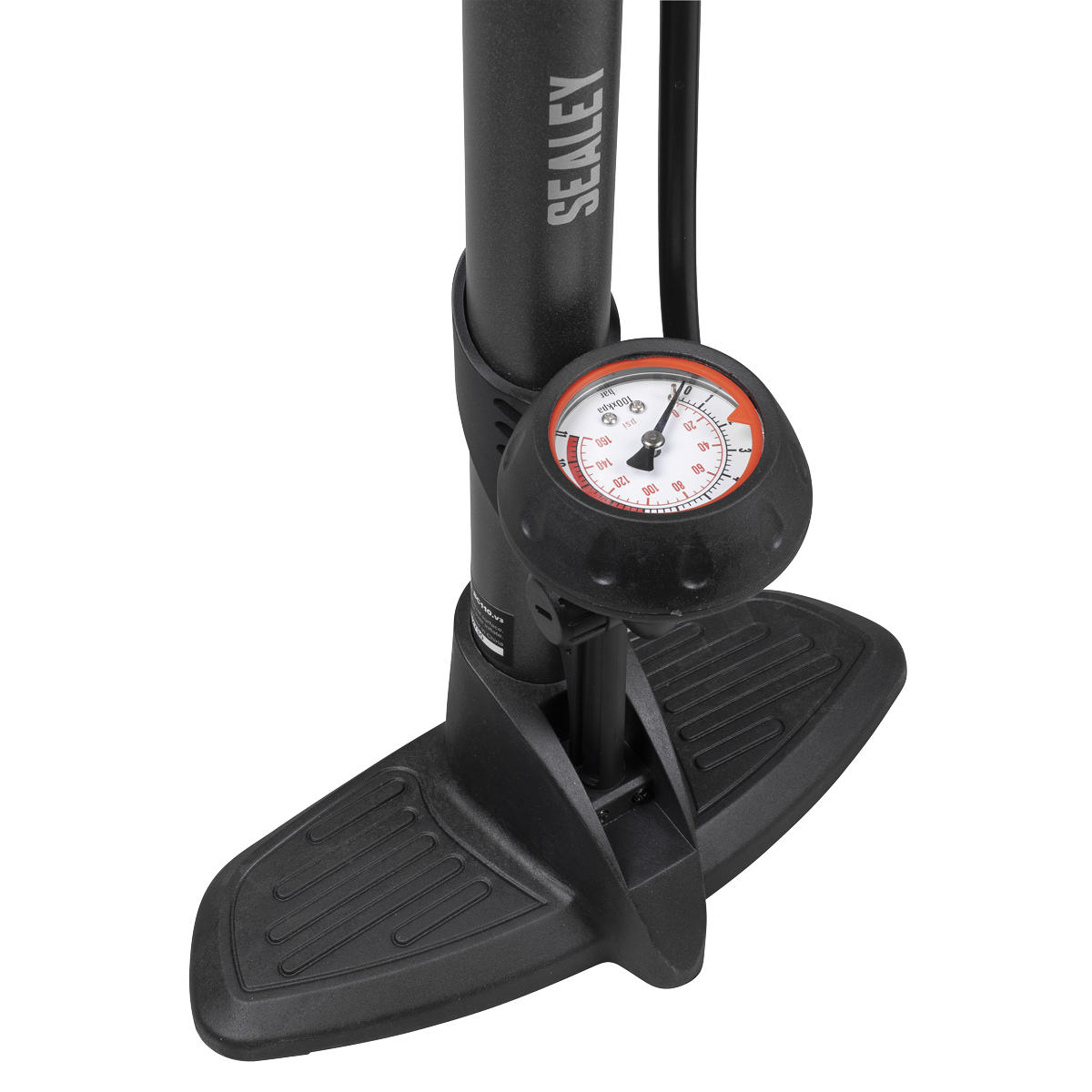 Track Pump with Dial Type Pressure Gauge BC110