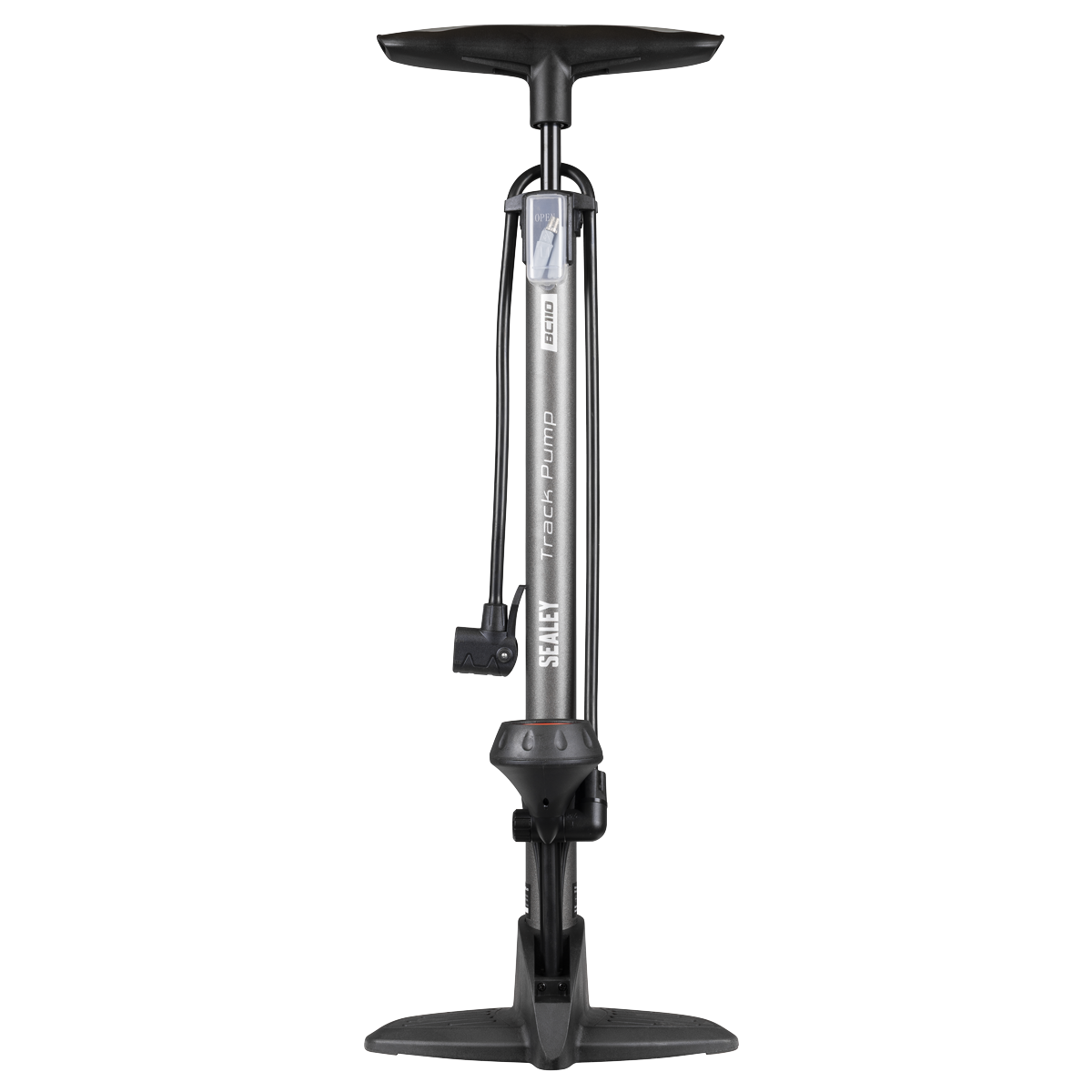 Track Pump with Dial Type Pressure Gauge BC110