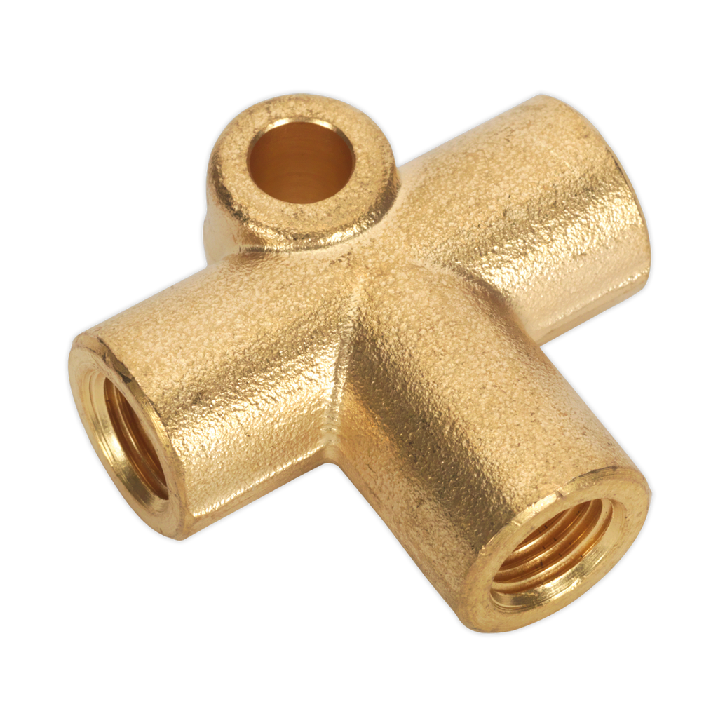 3-Way Brake Tube Connector 3/8"UNF x 24tpi BC38243WAY