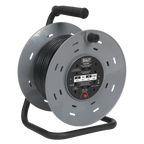 50m Cable Reel with Thermal Trip 4 x 230V BCR50