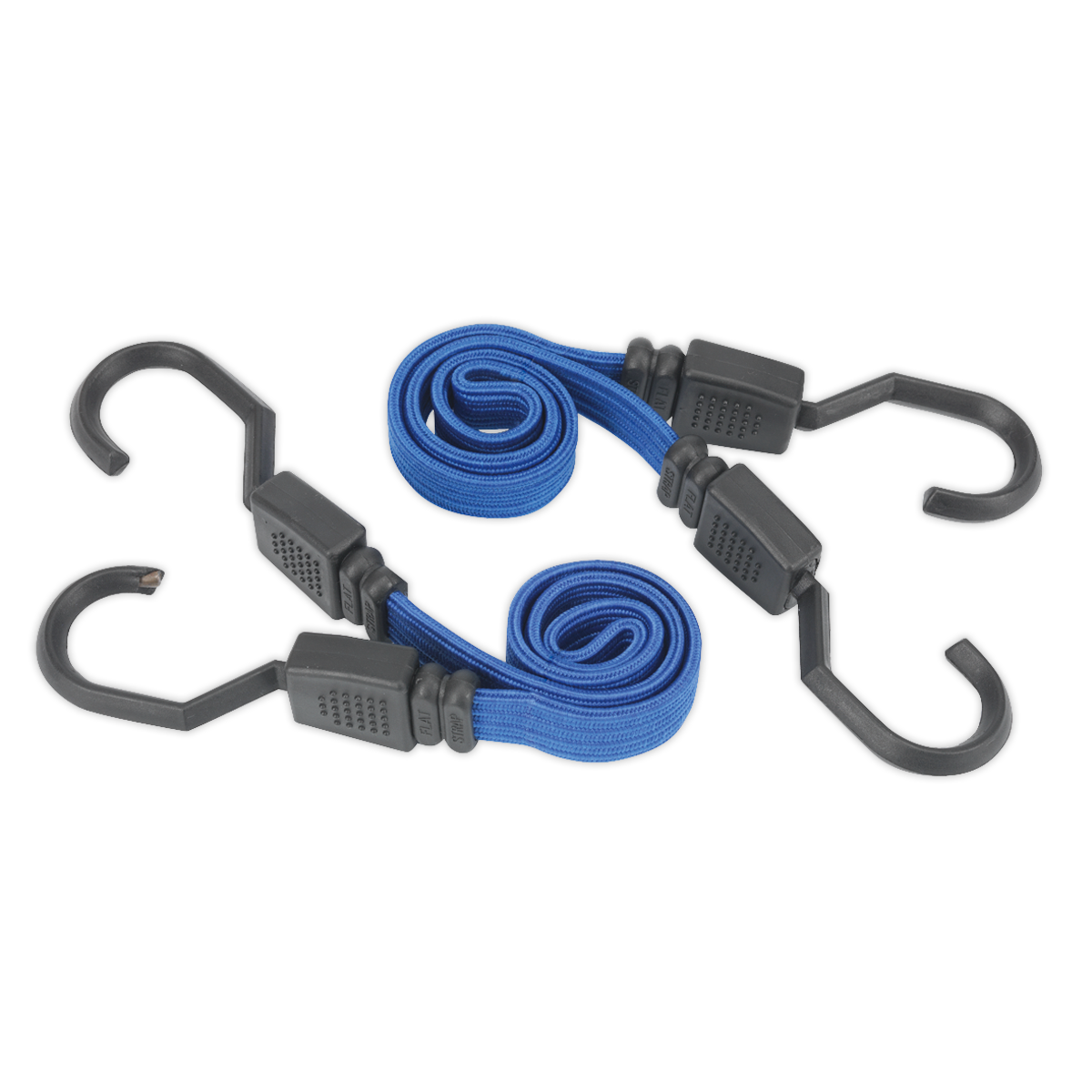 Flat Bungee Cord Set 460mm 2pc BCS15