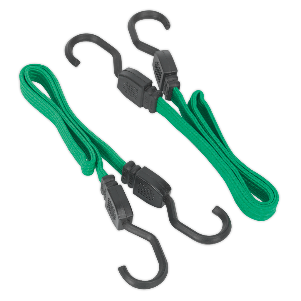 Flat Bungee Cord Set 610mm 2pc BCS16