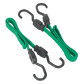 Flat Bungee Cord Set 610mm 2pc BCS16