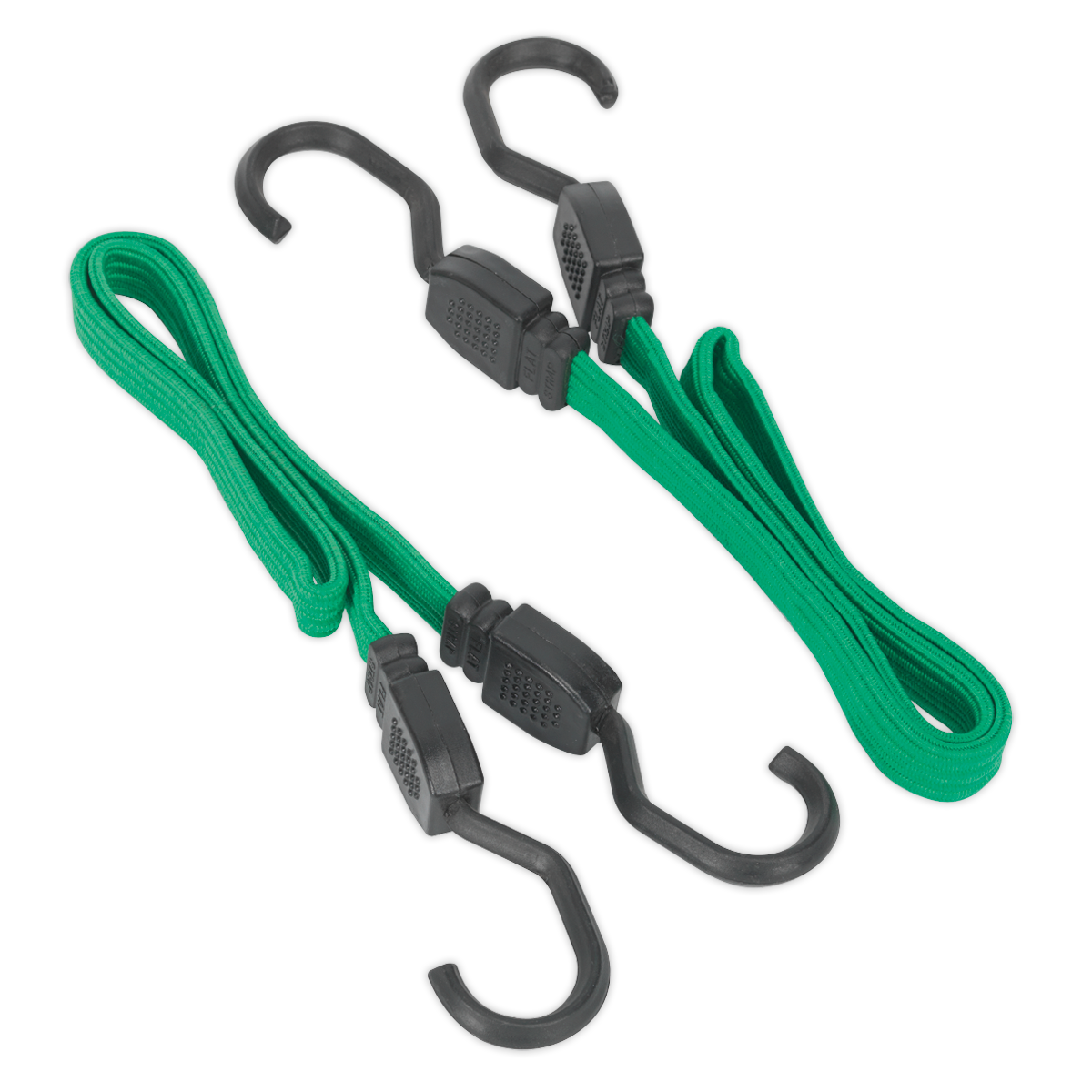 Flat Bungee Cord Set 610mm 2pc BCS16