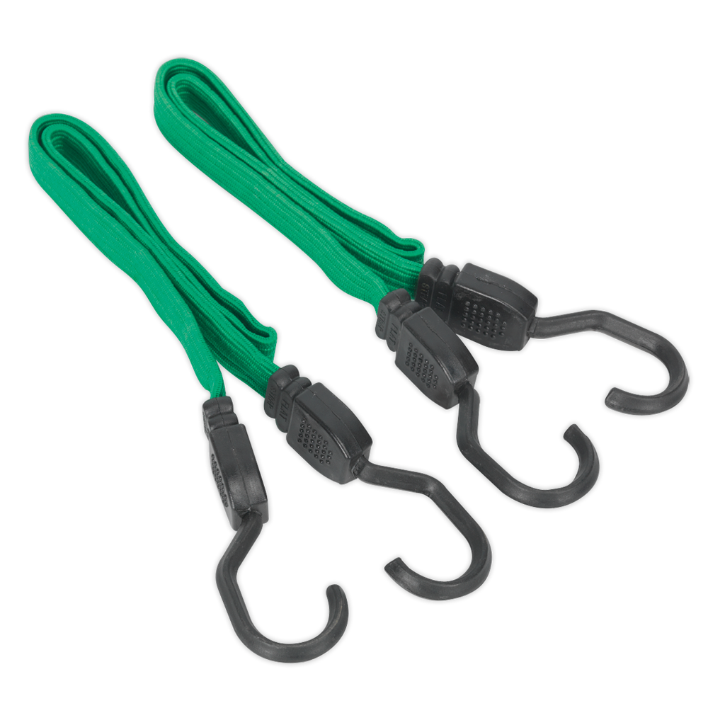 Flat Bungee Cord Set 610mm 2pc BCS16