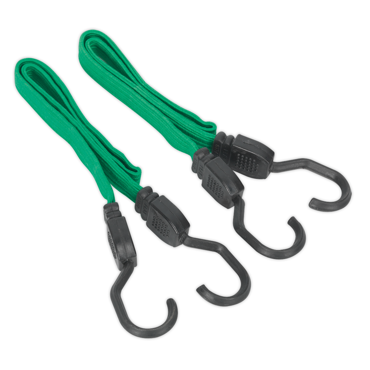 Flat Bungee Cord Set 610mm 2pc BCS16