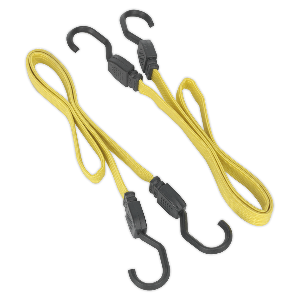 Flat Bungee Cord Set 910mm 2pc BCS18