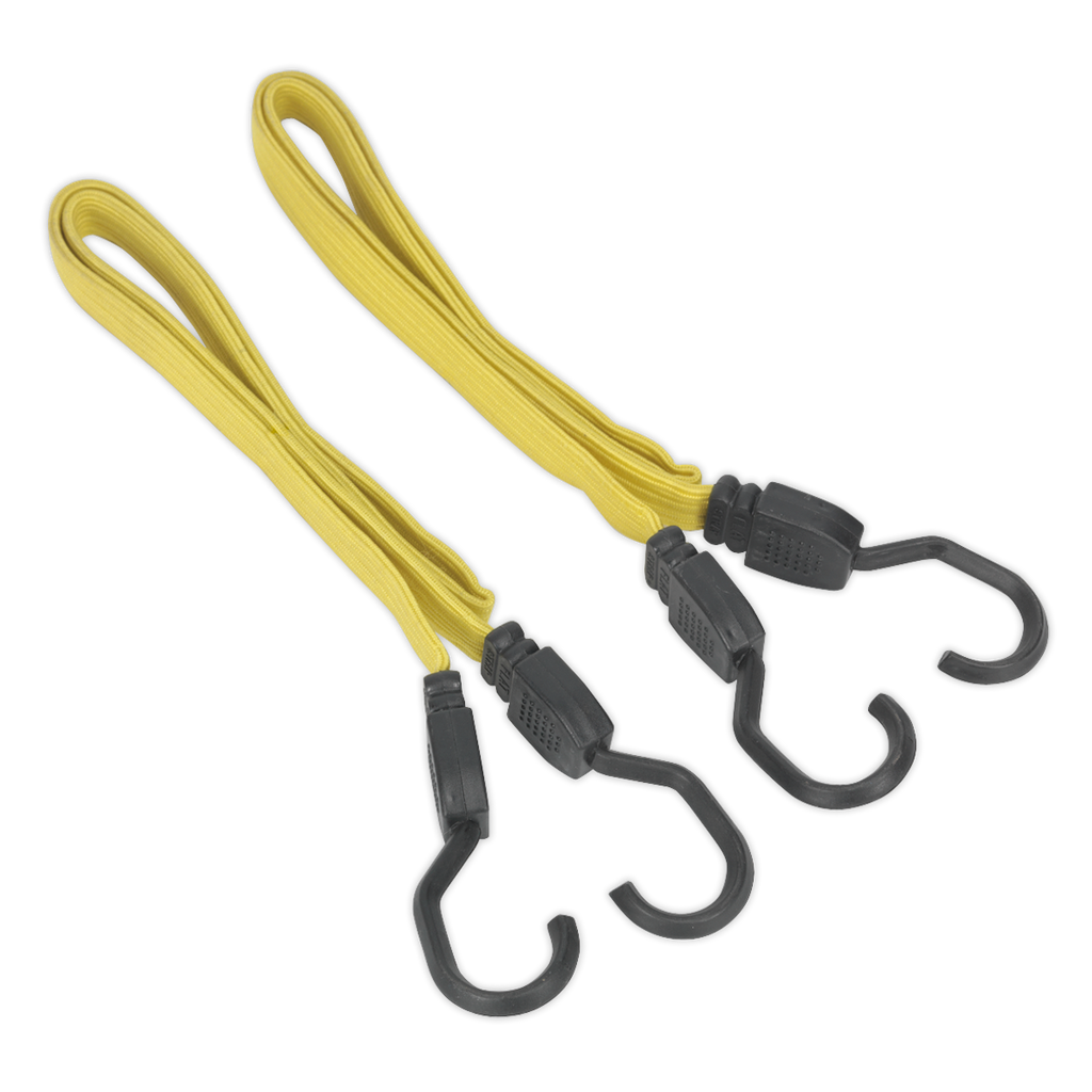 Flat Bungee Cord Set 910mm 2pc BCS18