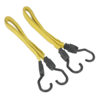 Flat Bungee Cord Set 910mm 2pc BCS18