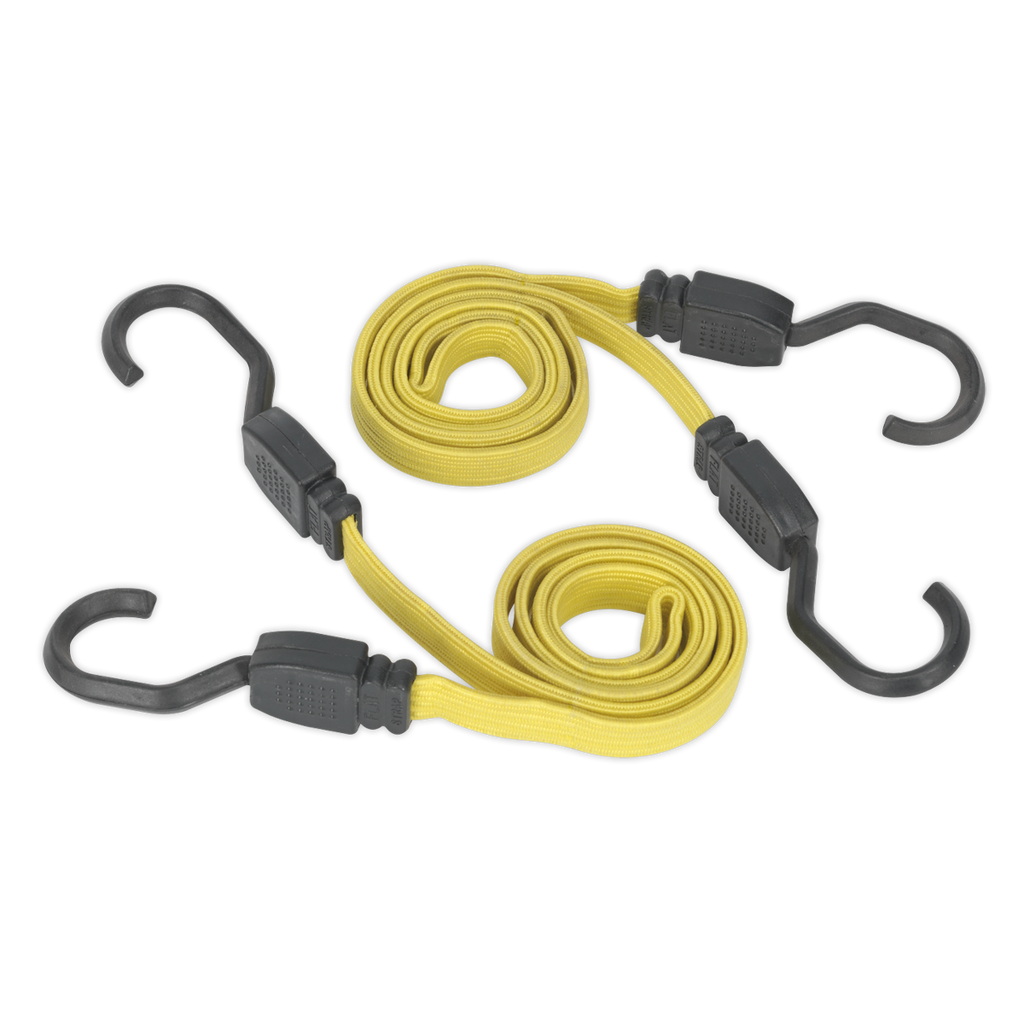 Flat Bungee Cord Set 910mm 2pc BCS18
