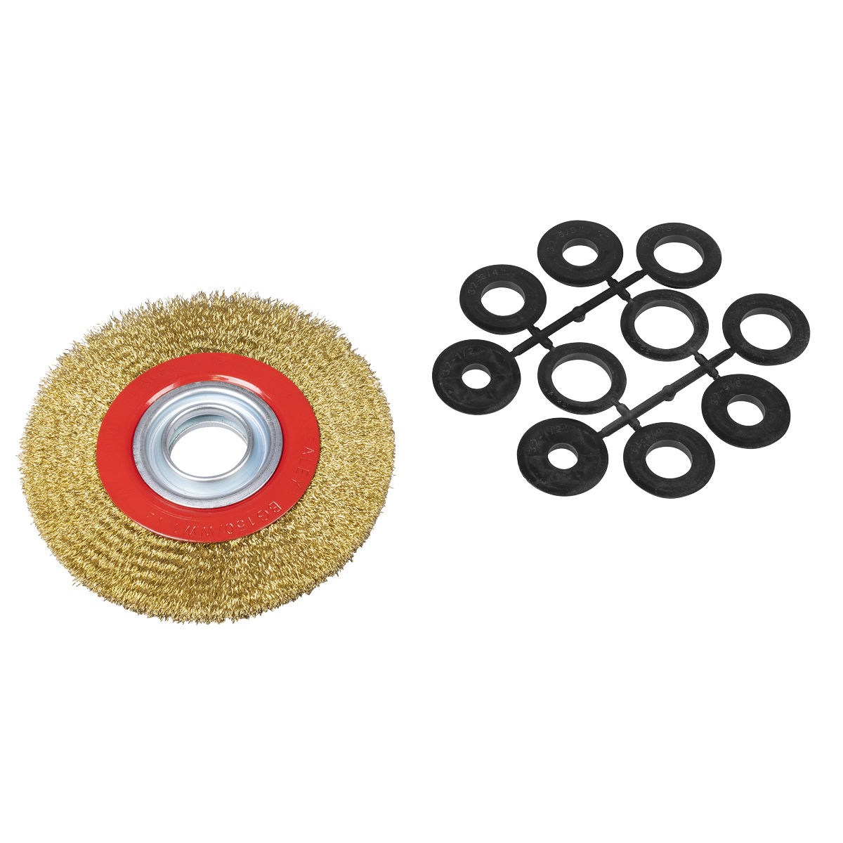 150 x 13mm Crimped Narrow Wire Wheel 32mm Bore BG150/WW1