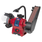 150mm Bench Grinder with 50mm Belt Sander & Worklight 250W/230V BG150BS