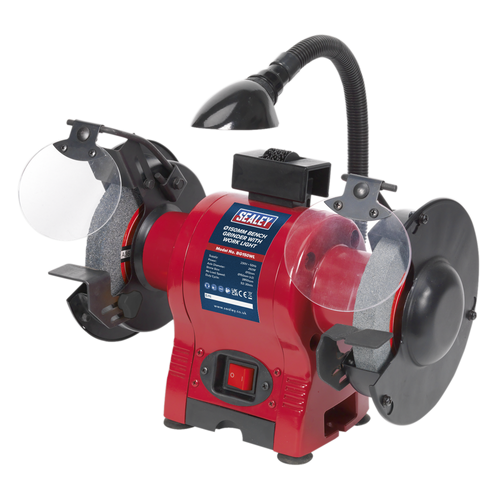 150mm Bench Grinder with Worklight 250W/230V BG150WL