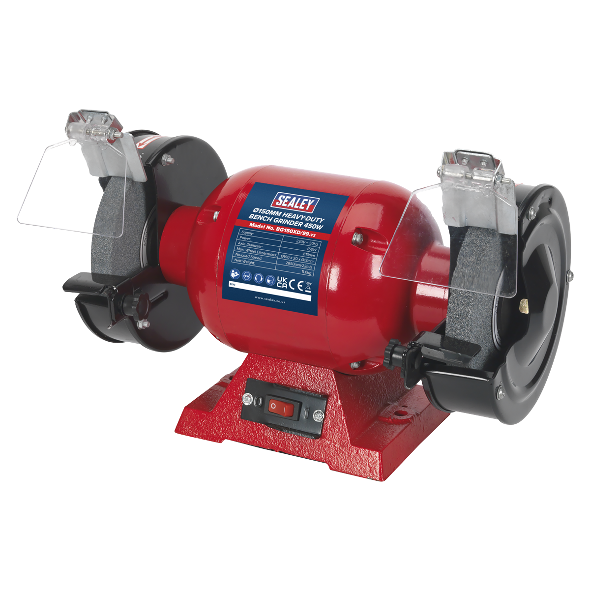 Heavy-Duty 150mm Bench Grinder 450W/230V BG150XD/99