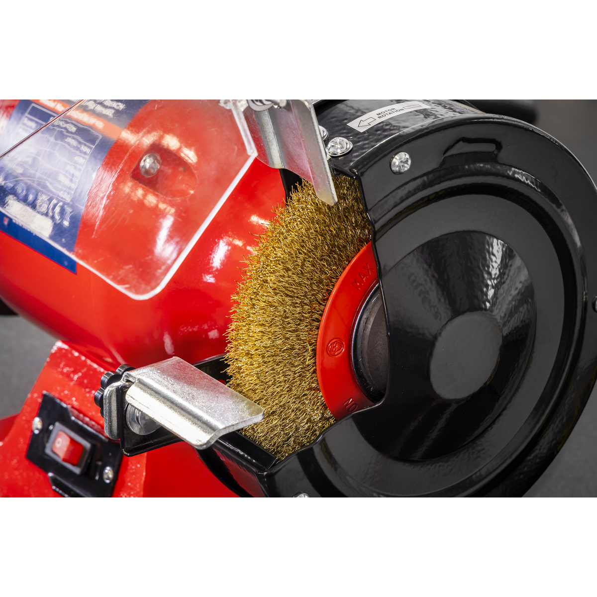 150mm Heavy-Duty Bench Grinder with Wire Wheel 450W/230V BG150XW/99