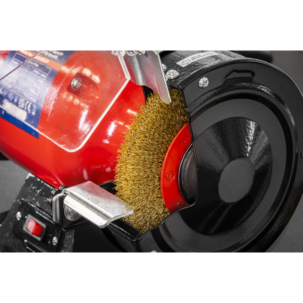 150mm Heavy-Duty Bench Grinder with Wire Wheel 450W/230V BG150XW/99
