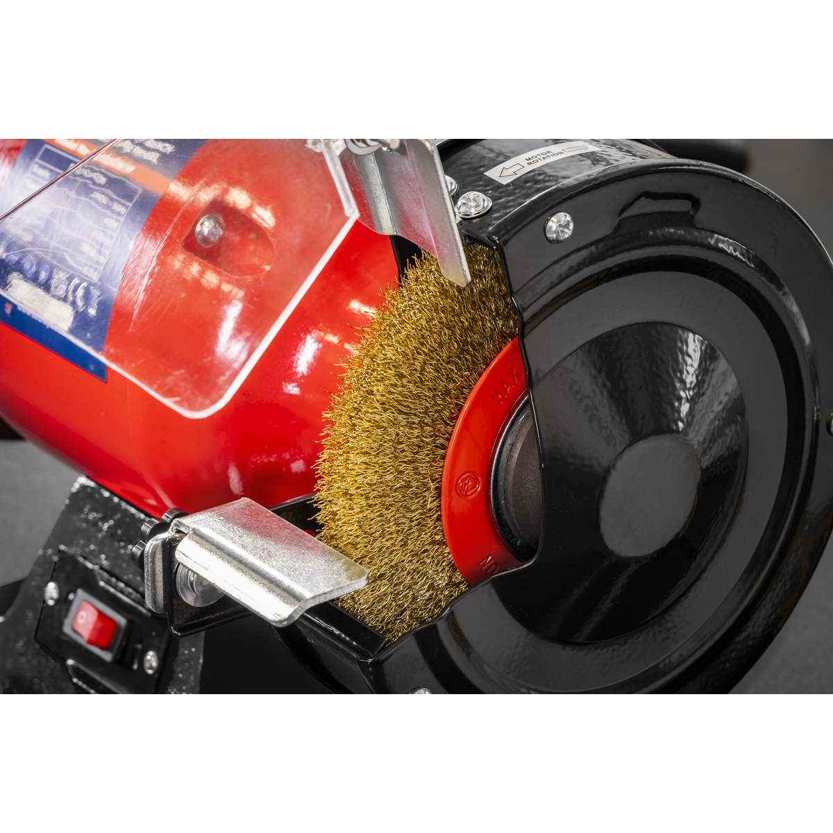 150mm Heavy-Duty Bench Grinder with Wire Wheel 450W/230V BG150XW/99