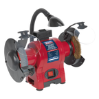 150mm Bench Grinder & Wire Wheel Combination with Worklight 250W/230V BG150XWL