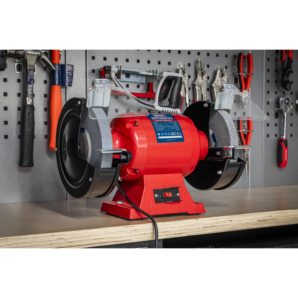 Heavy-Duty 200mm Bench Grinder 600W/230V BG200/99