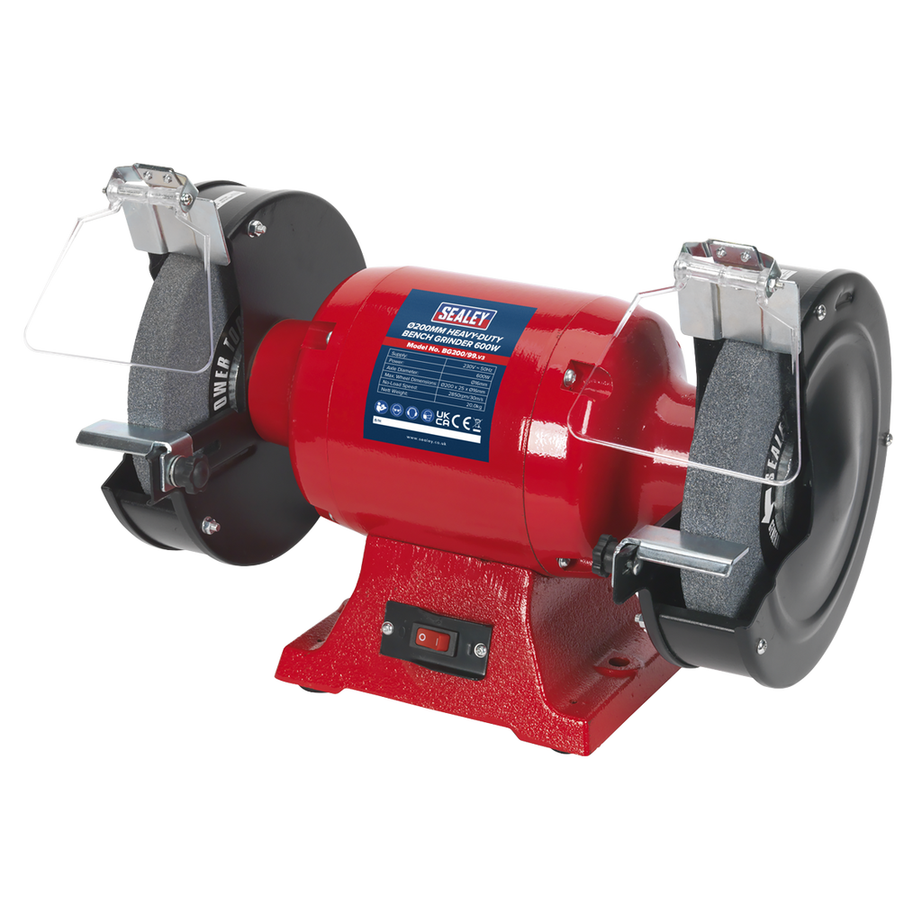 Heavy-Duty 200mm Bench Grinder 600W/230V BG200/99
