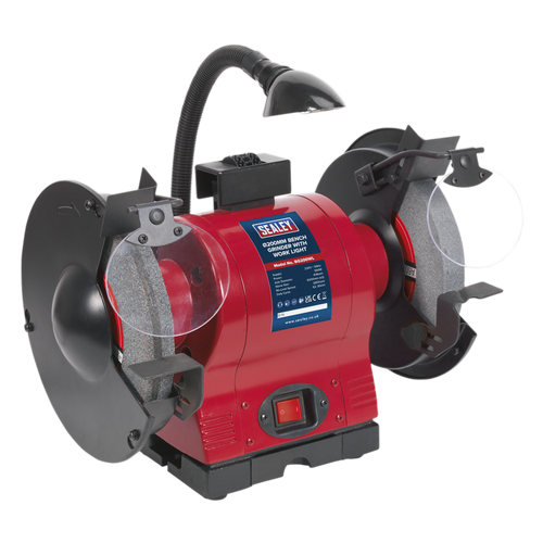 200mm Bench Grinder with Worklight 550W/230V BG200WL