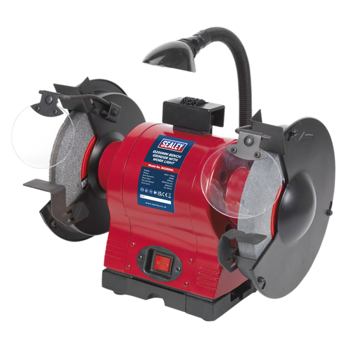 200mm Bench Grinder with Worklight 550W/230V BG200WL