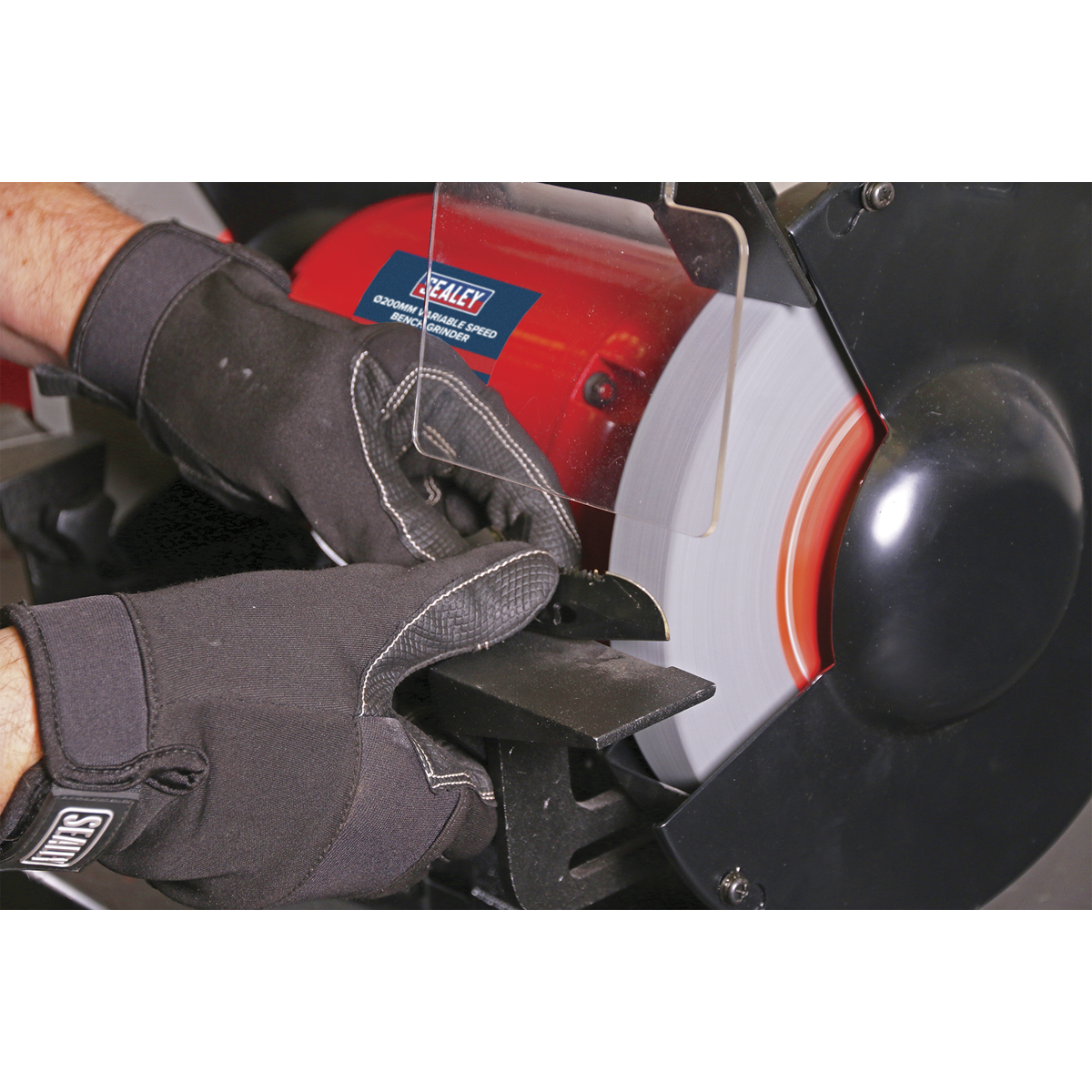 200mm Bench Grinder with Variable Speed 550W/230V BG200WVS