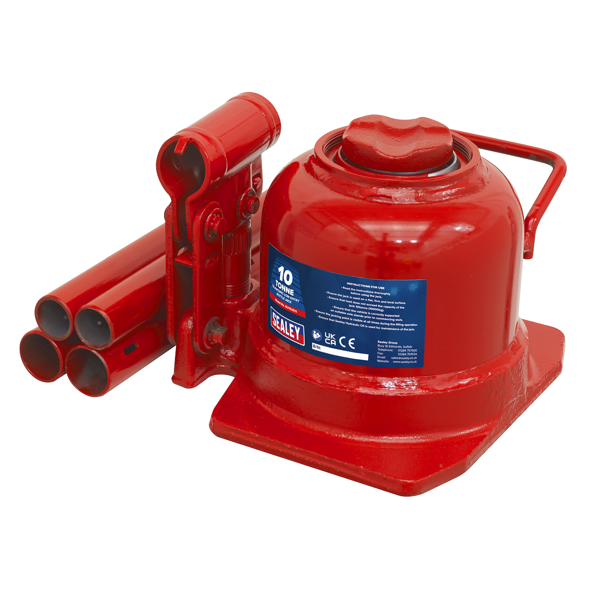 Low Profile Telescopic Bottle Jack 10 Tonne BJ10LE
