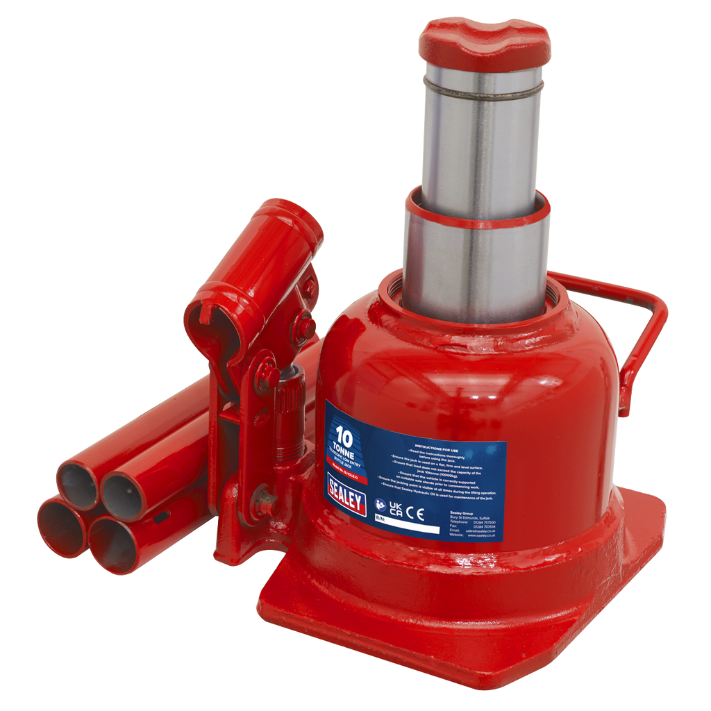 Low Profile Telescopic Bottle Jack 10 Tonne BJ10LE