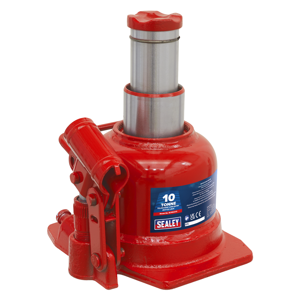 Low Profile Telescopic Bottle Jack 10 Tonne BJ10LE