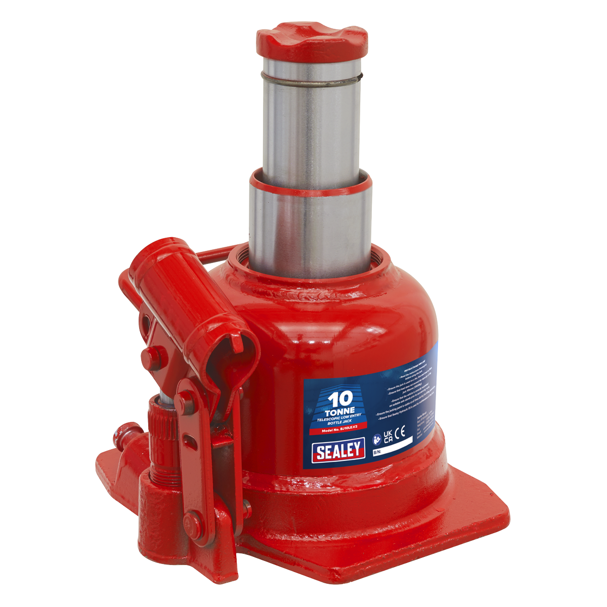 Low Profile Telescopic Bottle Jack 10 Tonne BJ10LE