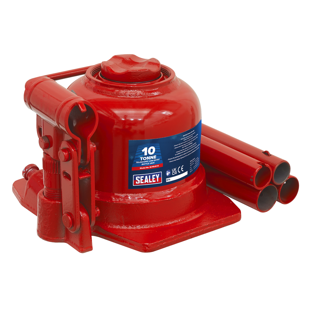 Low Profile Telescopic Bottle Jack 10 Tonne BJ10LE
