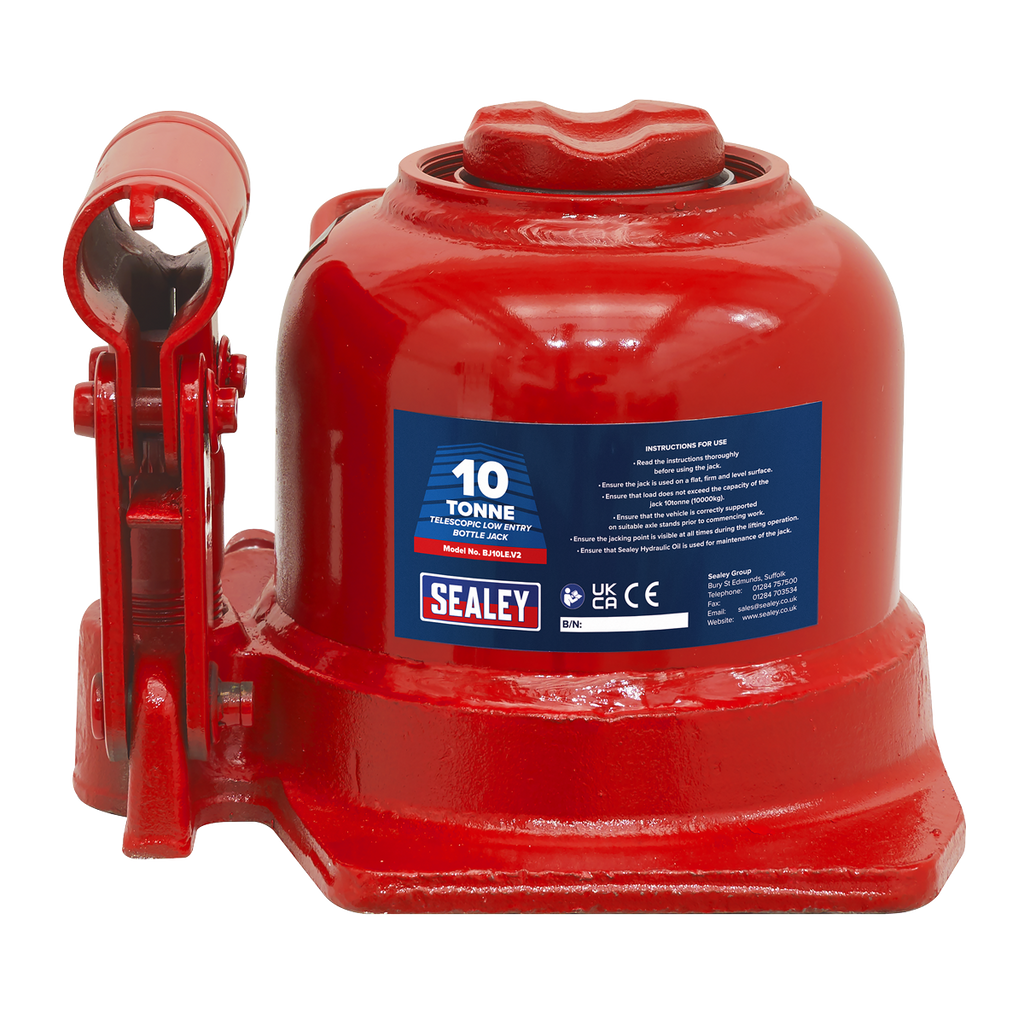 Low Profile Telescopic Bottle Jack 10 Tonne BJ10LE