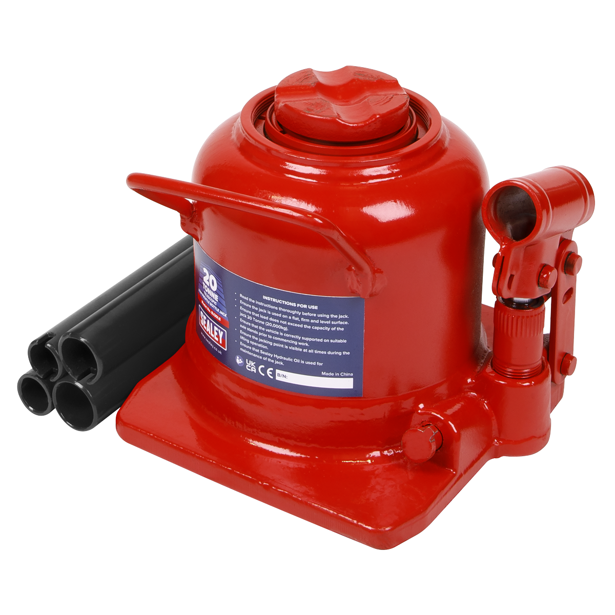 Low Profile Telescopic Bottle Jack 20 Tonne BJ20LE