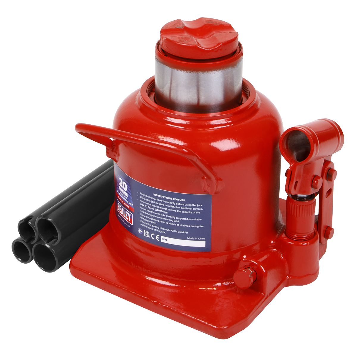 Low Profile Telescopic Bottle Jack 20 Tonne BJ20LE