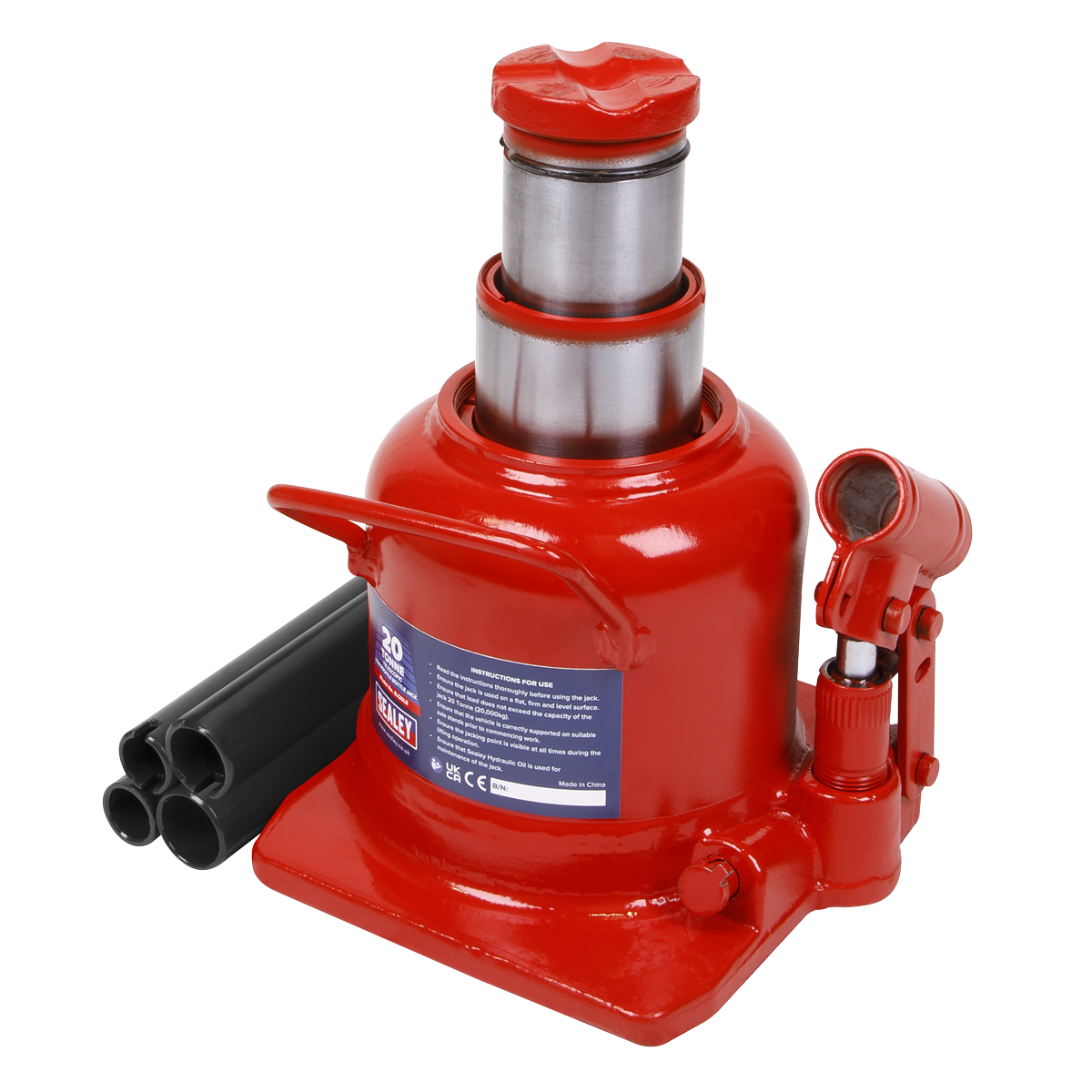 Low Profile Telescopic Bottle Jack 20 Tonne BJ20LE