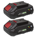 SV20 Series Power Tool Battery 20V 2Ah - Pack of 2 BK02