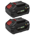 SV20 Series Power Tool Battery 20V 4Ah - Pack of 2 BK04