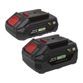 SV20 Series Power Tool Battery 20V 2Ah & 4Ah - Pack of 2 BK24