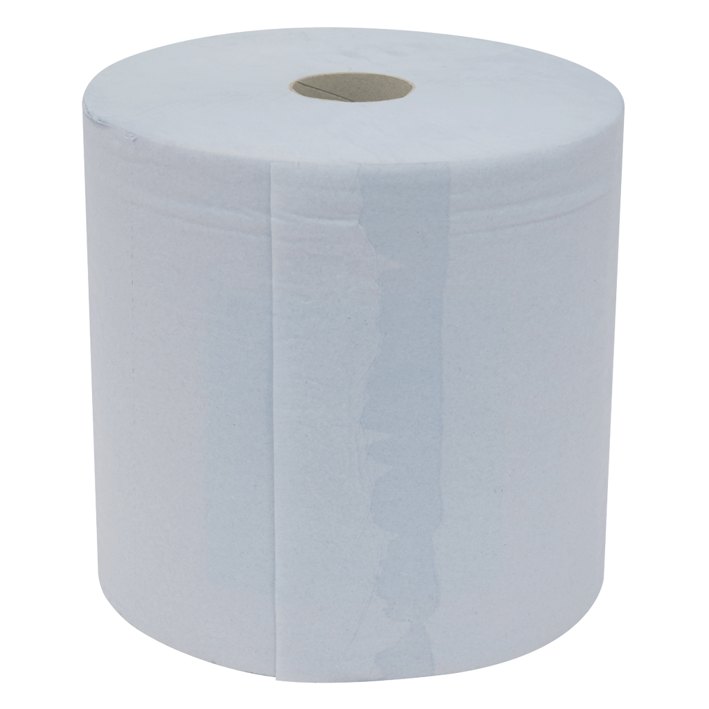 2-Ply Blue Wiper Roll 400m x 260mm - Pack of 2 BLU400