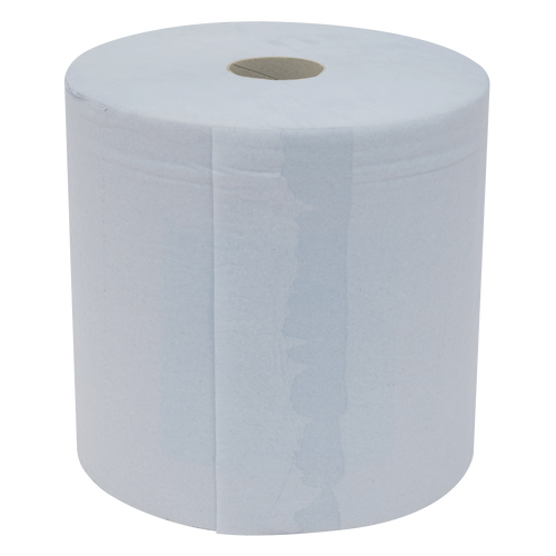2-Ply Blue Wiper Roll 400m x 260mm - Pack of 2 BLU400