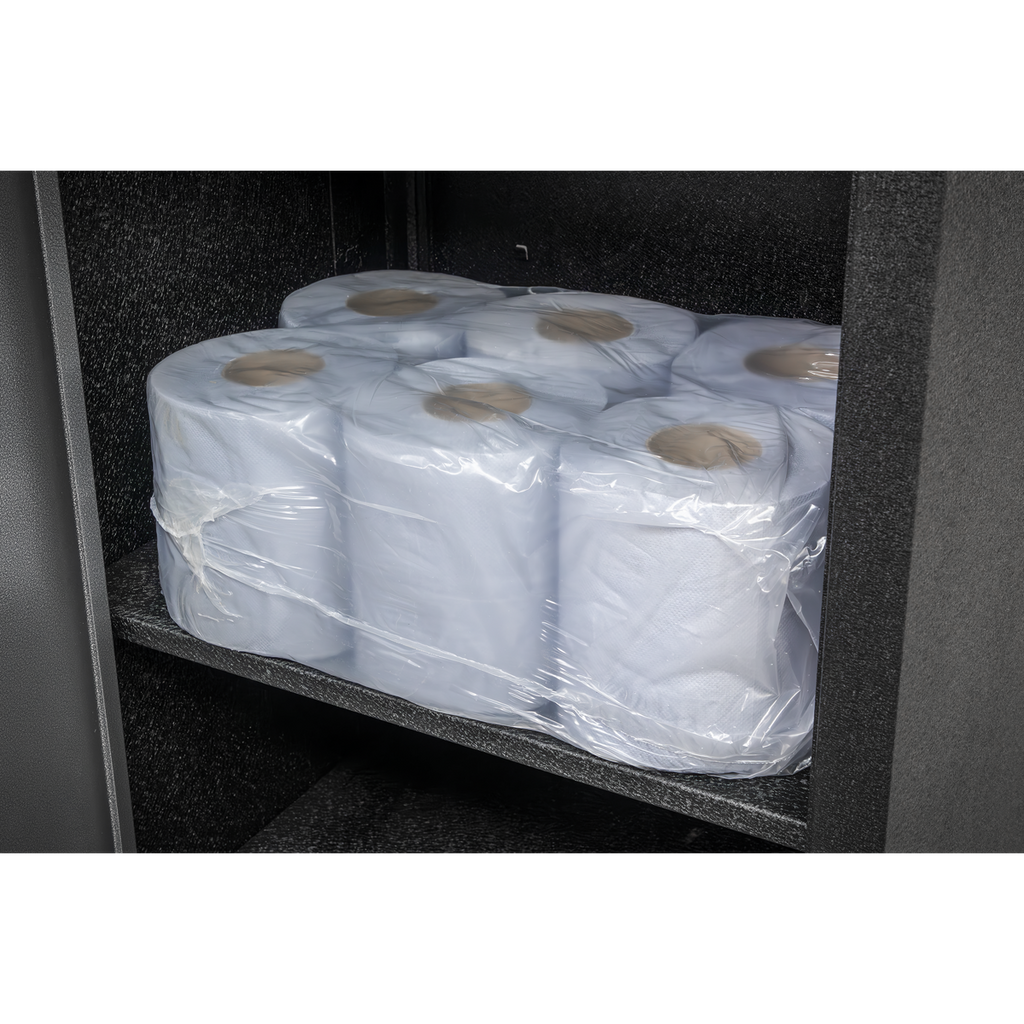 2-Ply Embossed Blue Paper Roll 60m - Pack of 6 BLU60