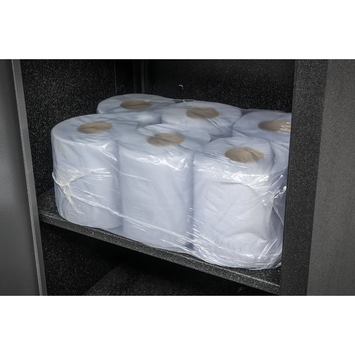 2-Ply Embossed Blue Paper Roll 60m - Pack of 6 BLU60