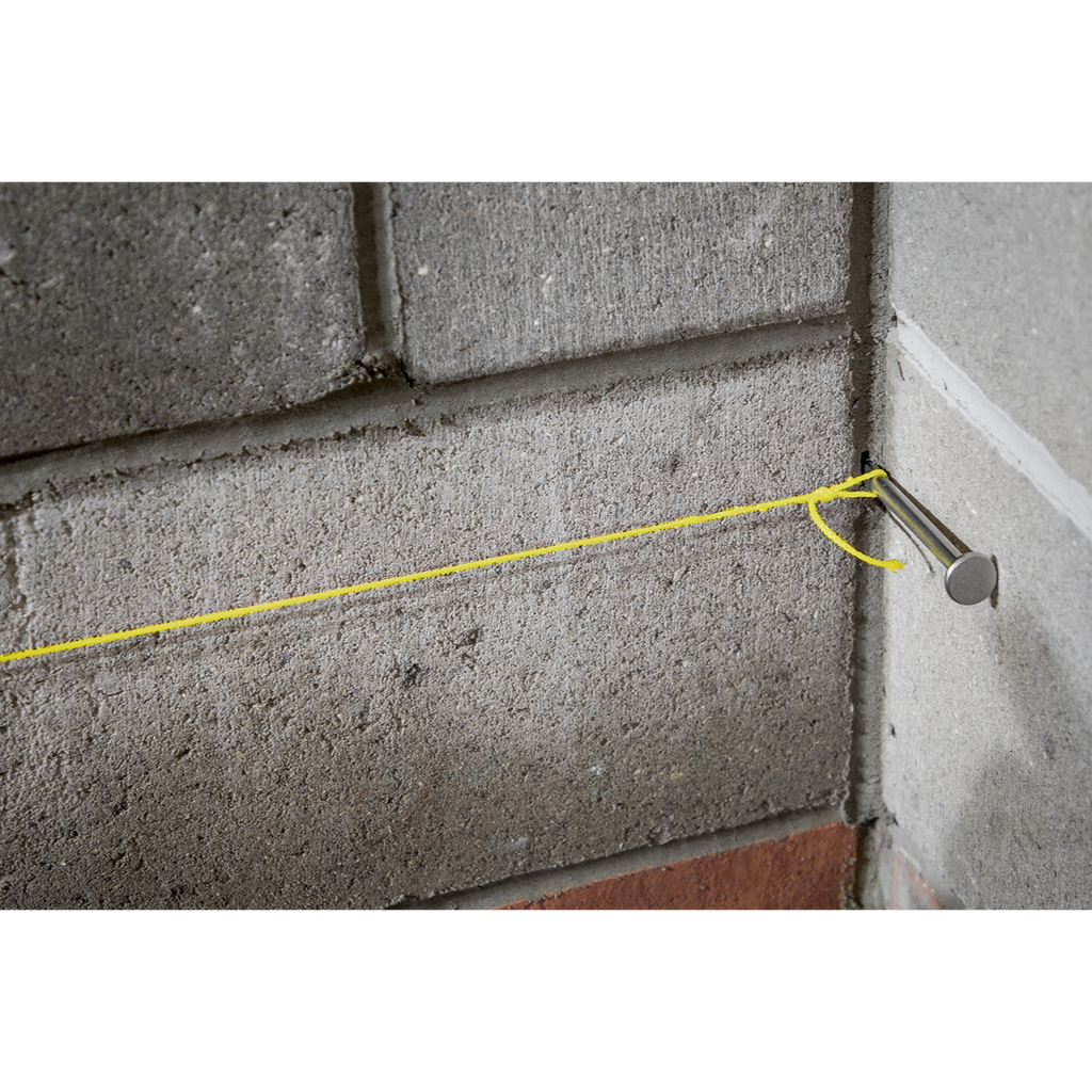 Braided Nylon Brick Line 76m - Yellow BLY1