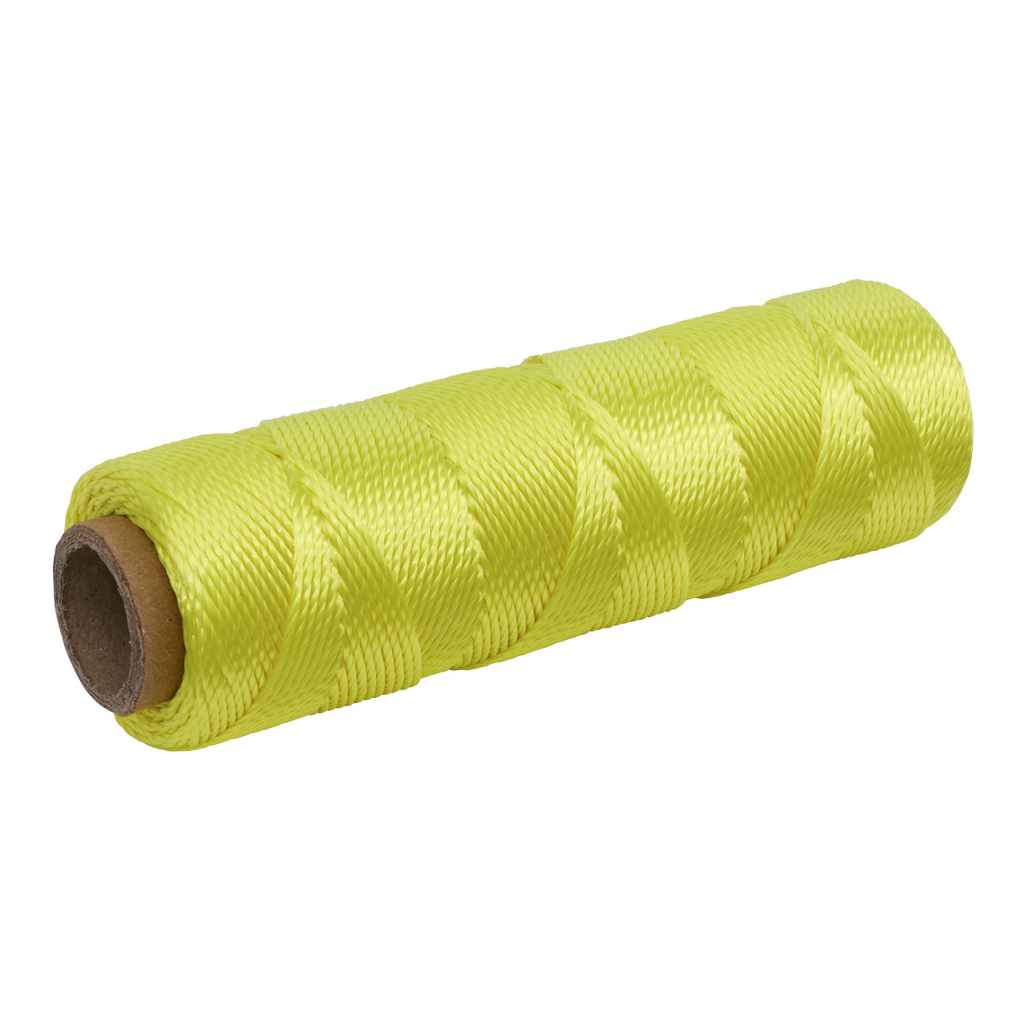 Braided Nylon Brick Line 76m - Yellow BLY1