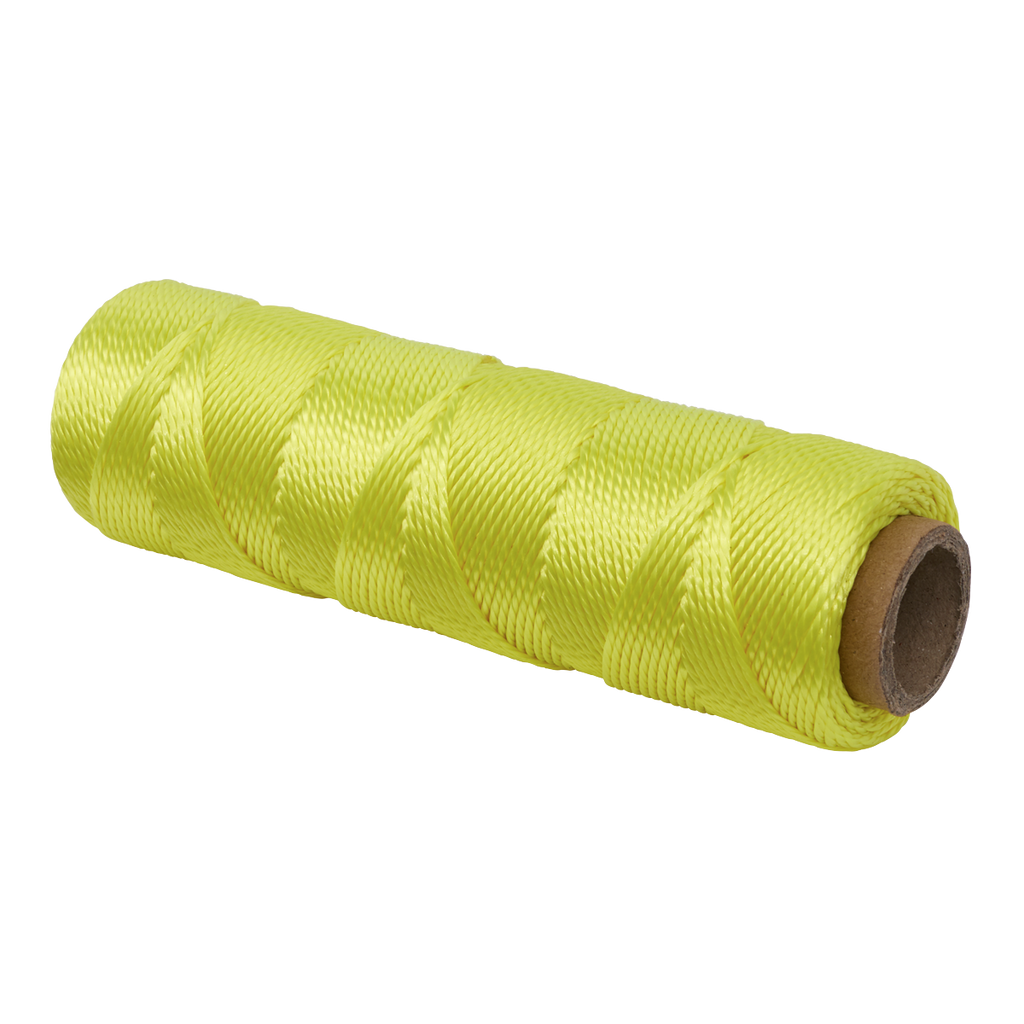 Braided Nylon Brick Line 76m - Yellow BLY1