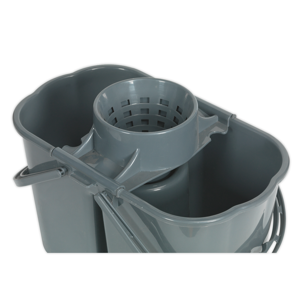 Mop Bucket 15L - 2 Compartment BM07