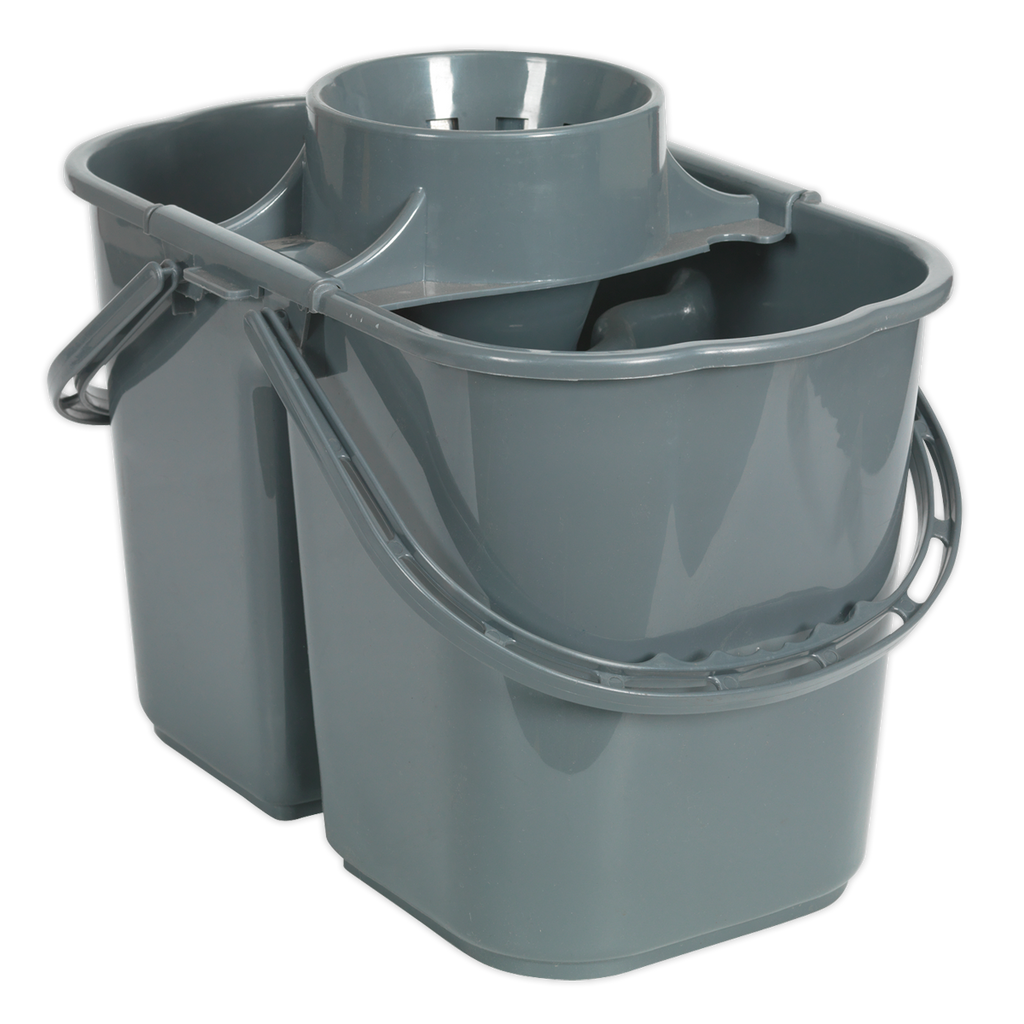 Mop Bucket 15L - 2 Compartment BM07