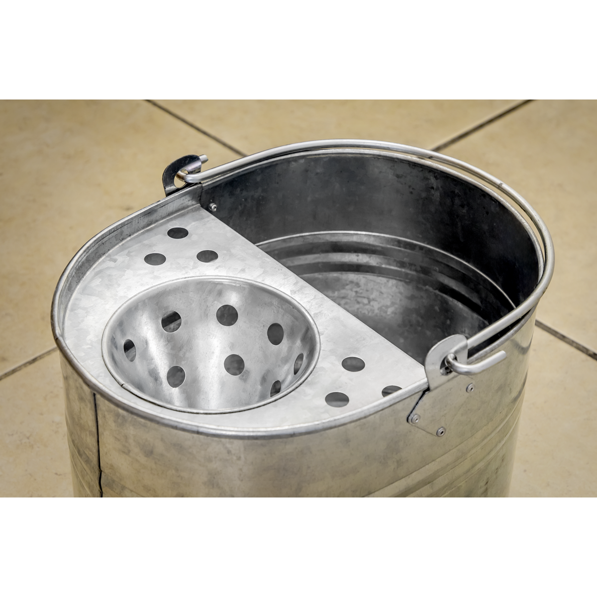 Mop Bucket 13L - Galvanized BM08