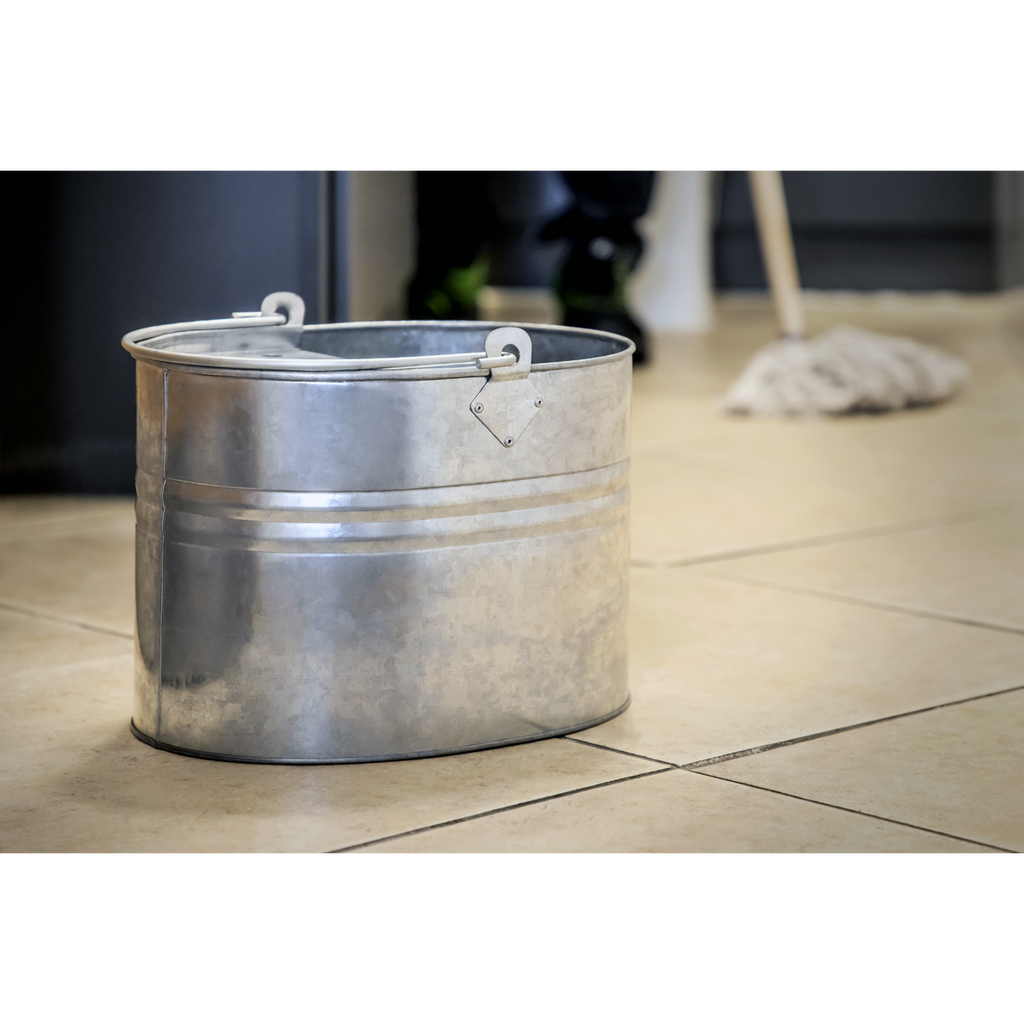 Mop Bucket 13L - Galvanized BM08